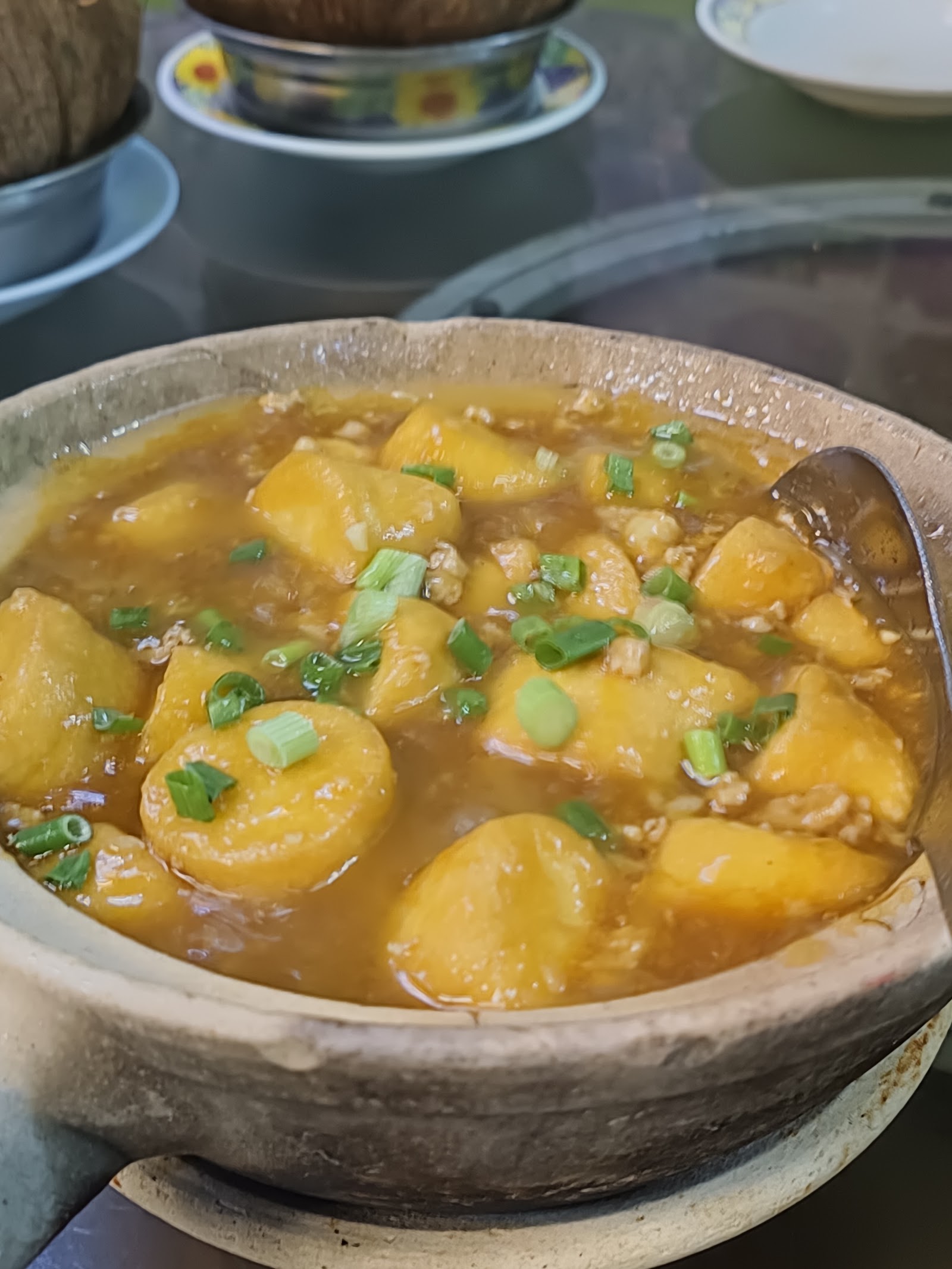 瓦煲肉碎豆腐 TOUFU WITH MINCED PORK IN CLAYPOT
